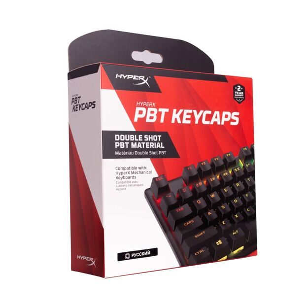 Набор кнопок на клавиатуру HyperX PBT Keycaps Full Key Set (Black) 519P1AA#ACB