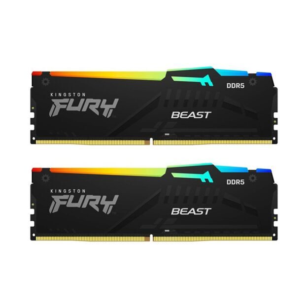 Комплект модулей памяти Kingston FURY Beast KF548C38BBAK2-16 DDR5 16GB (Kit 2x8GB) 4800MHz