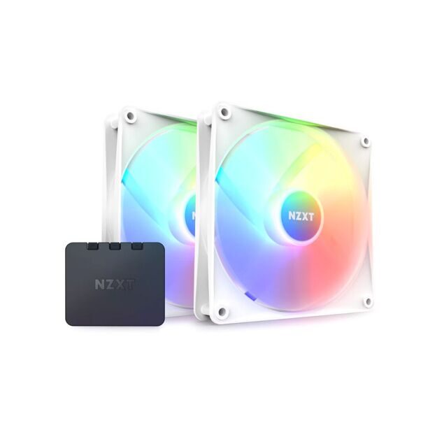 Комплект кулеров для компьютерного корпуса NZXT F140 RGB Core RF-C14DF-W1 White 2в1