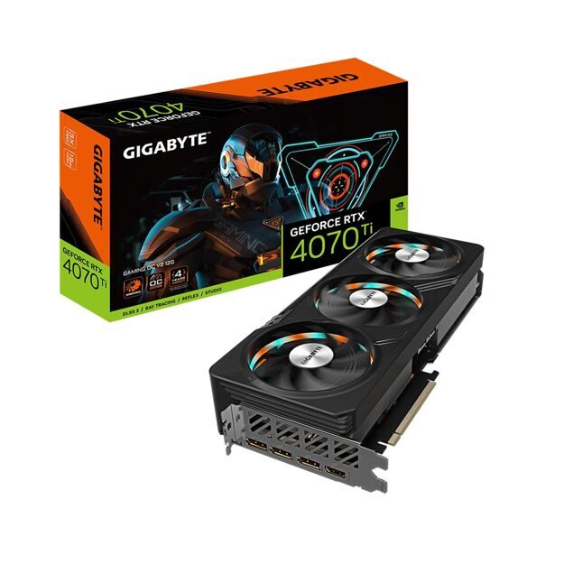 Видеокарта Gigabyte (GV-N407TGAMING OCV2-12GD) RTX4070Ti GAMING OC 12G